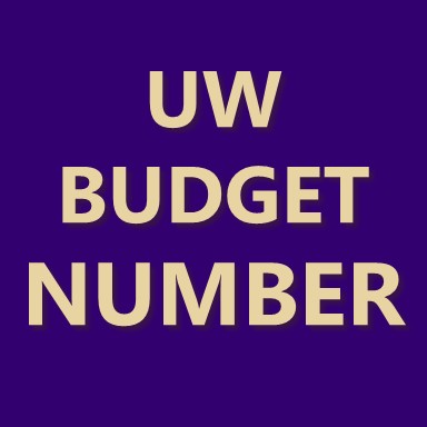 Poster - Budget Number